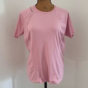 Women’s size Large (12-14) Pink Nike Fit Dry workout t shirt